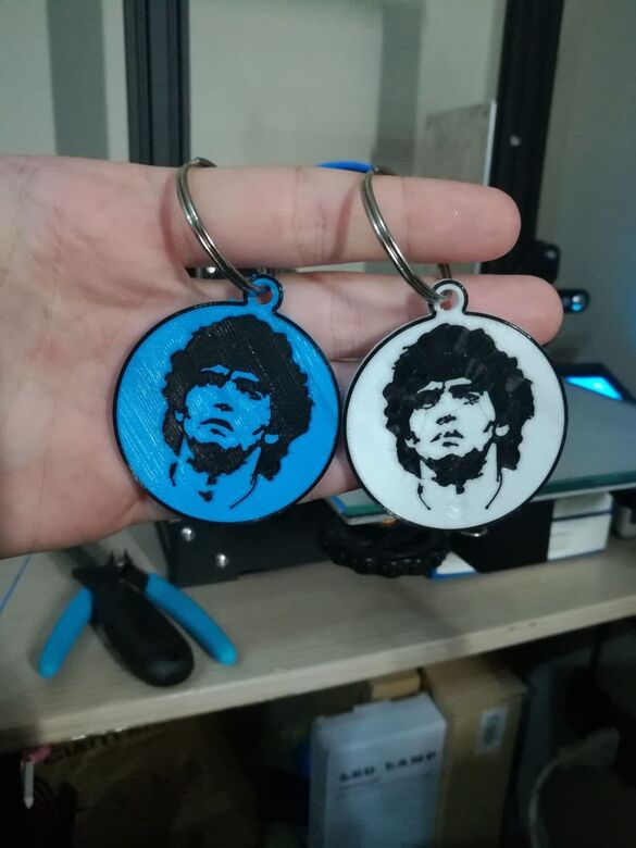 Portachiavi Diego Armando Maradona