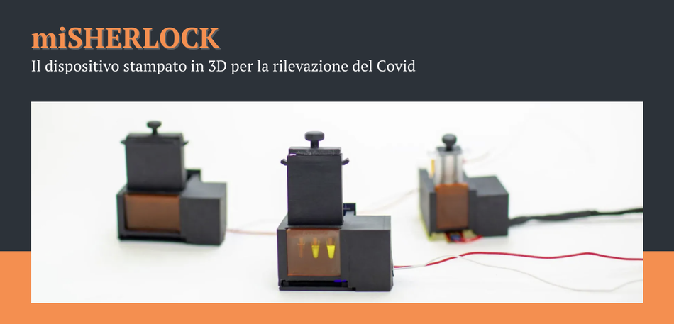 miSHERLOCK: il dispositivo stampato in 3D per la rilevazione del Covid.