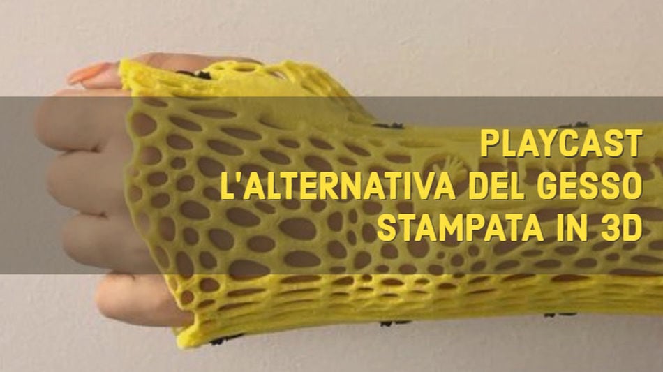 Il gesso ora si stampa in 3D grazie a Playcast!